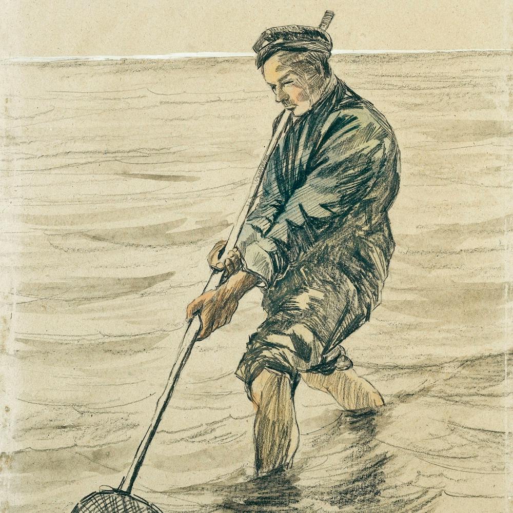 The Shell Fisherman (1863–1890) By Vincent Van Gogh
