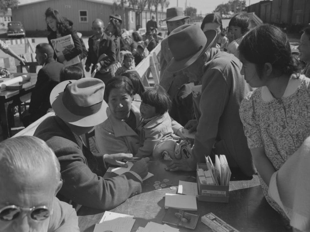 Santa Anita Reception Center, Los Angeles, California, The Evacuation Of Japanese And Japanese Americans
