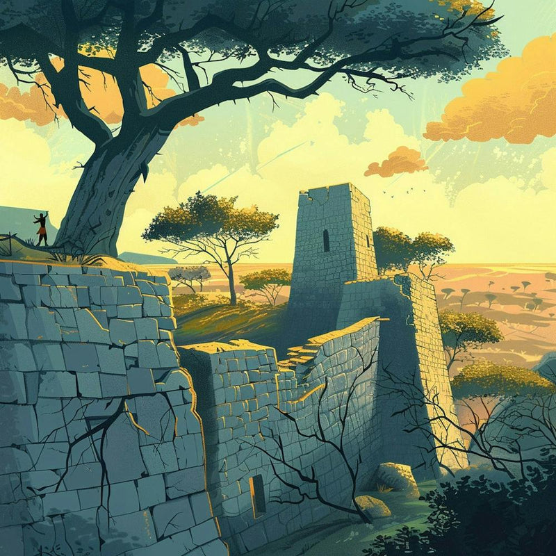 A Great Zimbabwe Ruins In Zimbabwe Lofi
