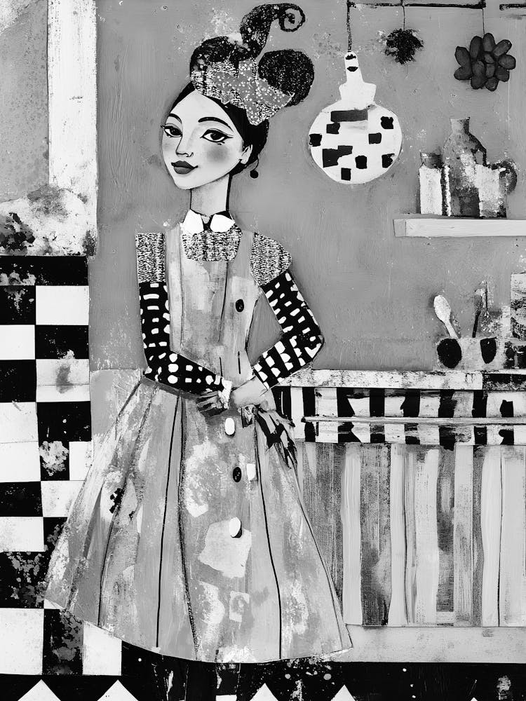 Girl In A Kitchen 1