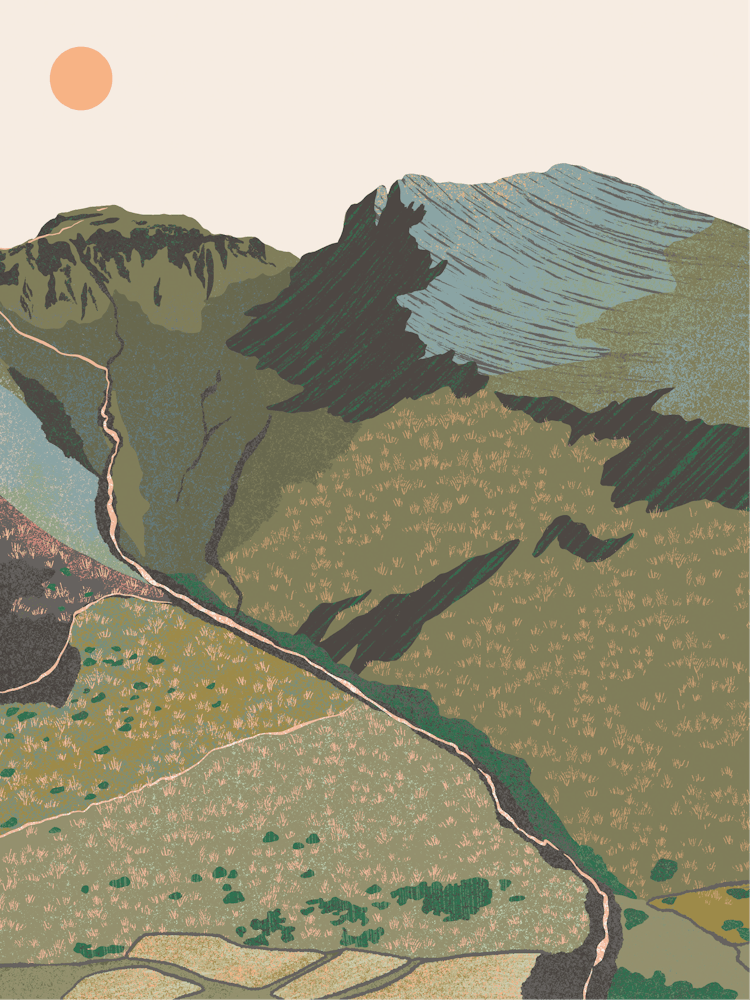 Scafell Pike Mountain Lake District 1