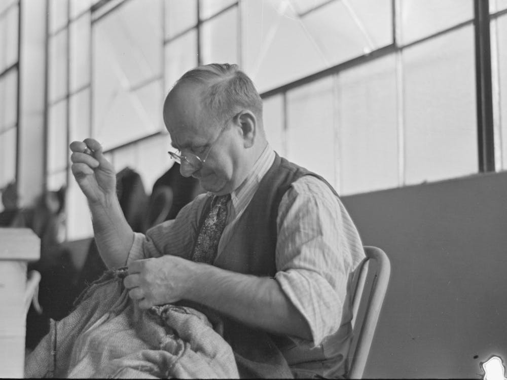 Sam Imber, Tailor In Cooperative Garment Factory, Jersey Homesteads, Hightstown, New Jersey By Russell Lee