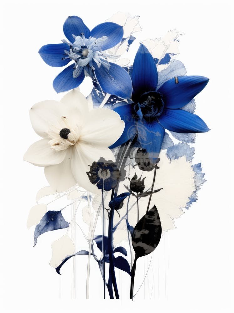 Blue Flowers 47