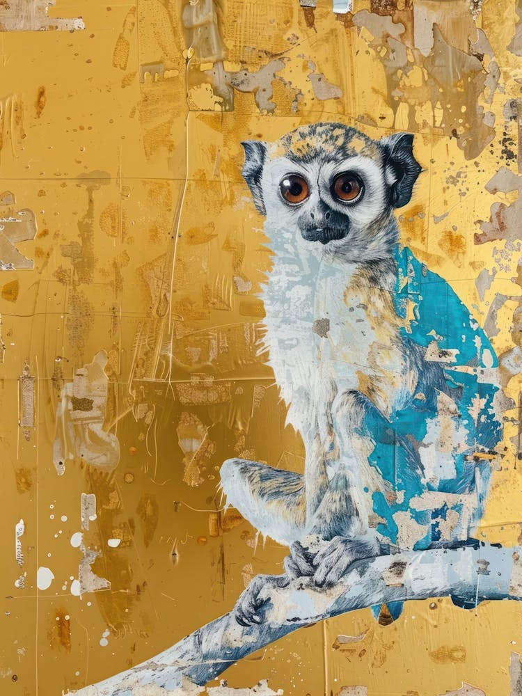 Gibbon Gold Effect Collage 1