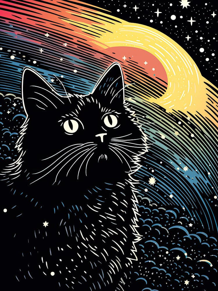 Astral Purrtacle, Psychedelic Cats series