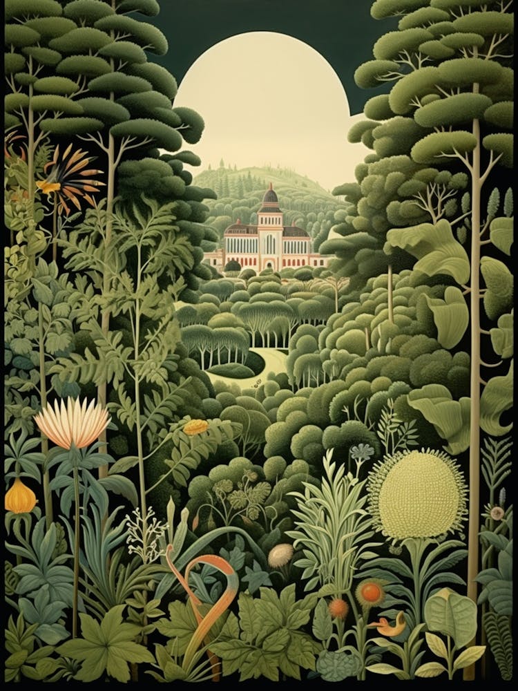 San Diego Botanic Garden Usa Henri Rousseau Style 4