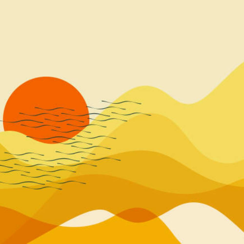 Coucher de Soleil Sur La Plage 1