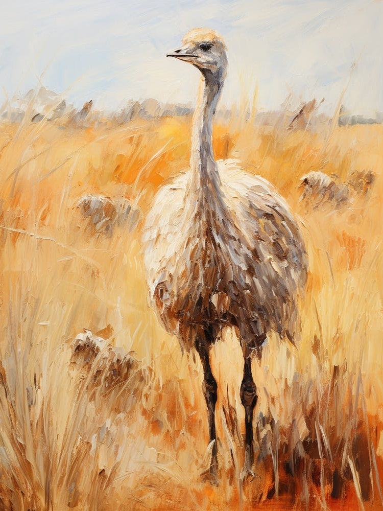 Bird Painting Emu 3