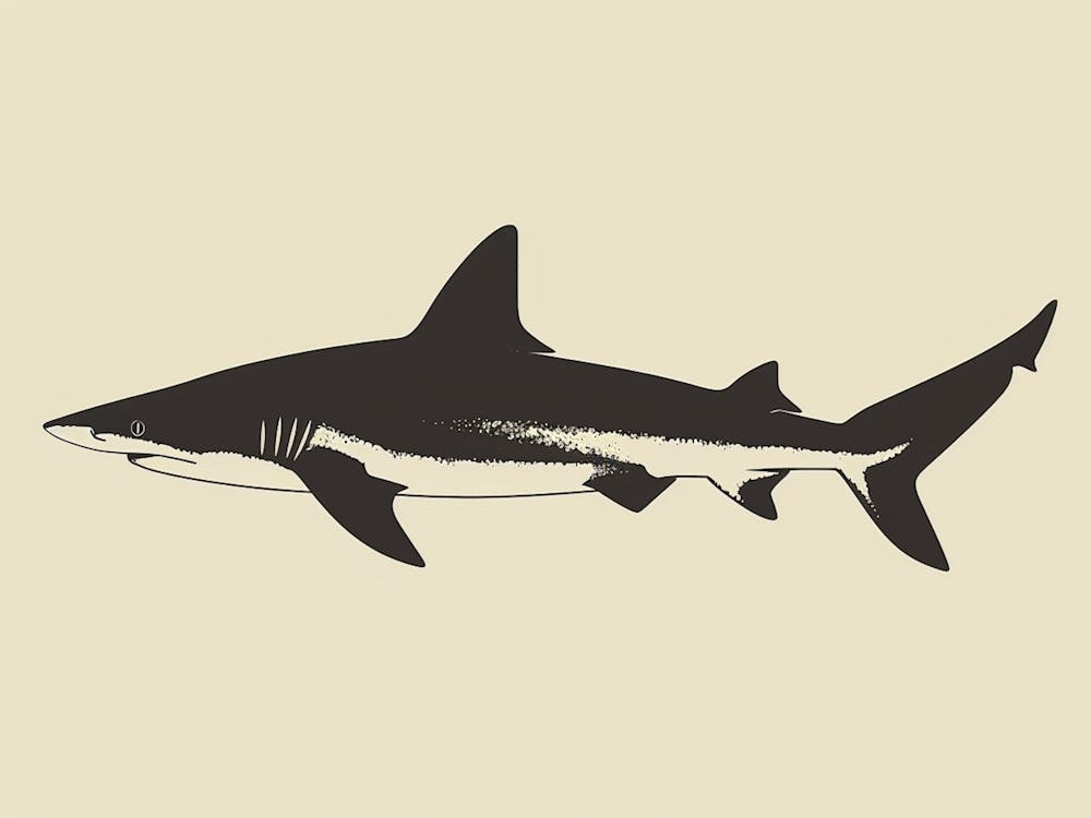Dogfish Shark Silhouette 3