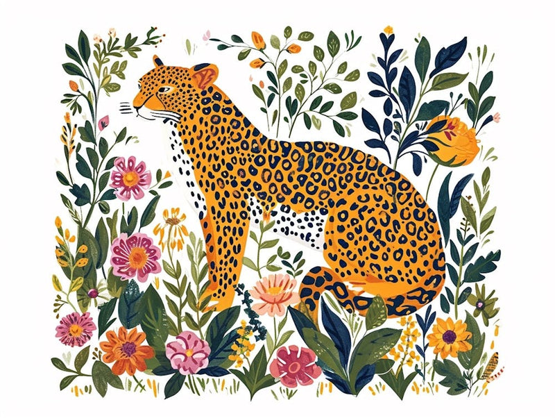 Little Floral Leopard 4