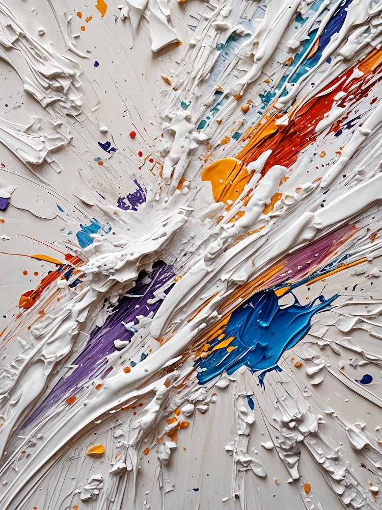 Abstract Paint Splatter no2