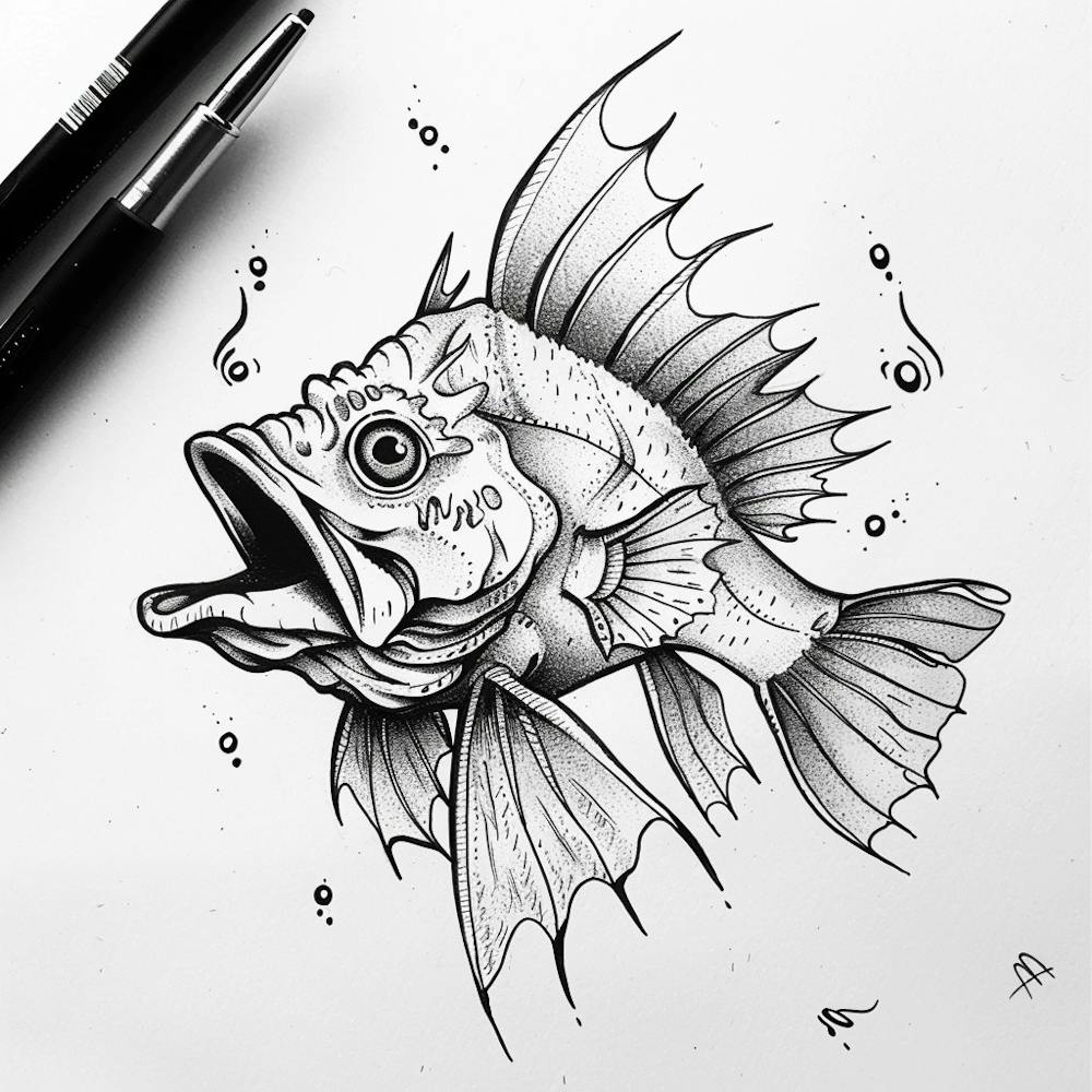 Fish Drawing 3