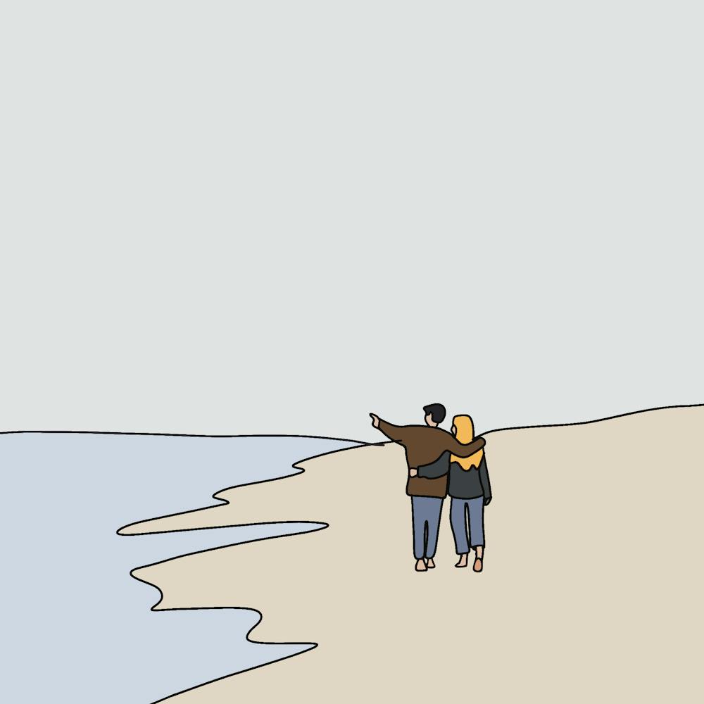 Couple on the beach