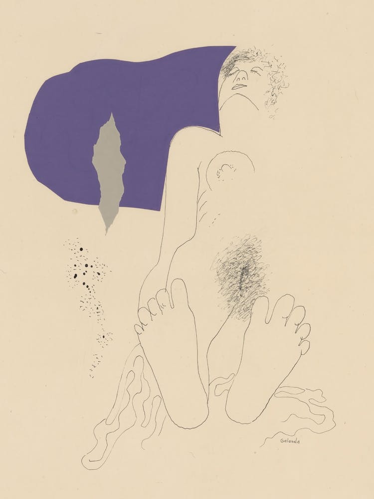 Reclining Nude, Mikuláš Galanda 1