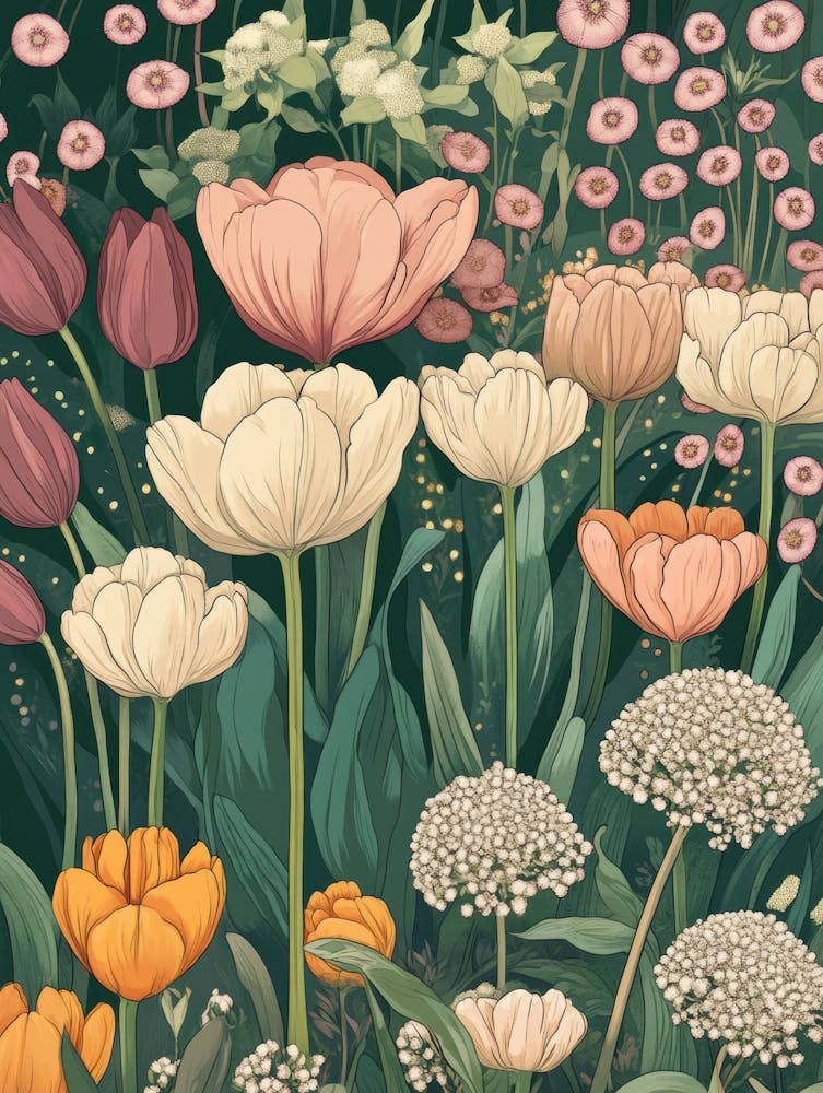 Tulips In The Garden 23