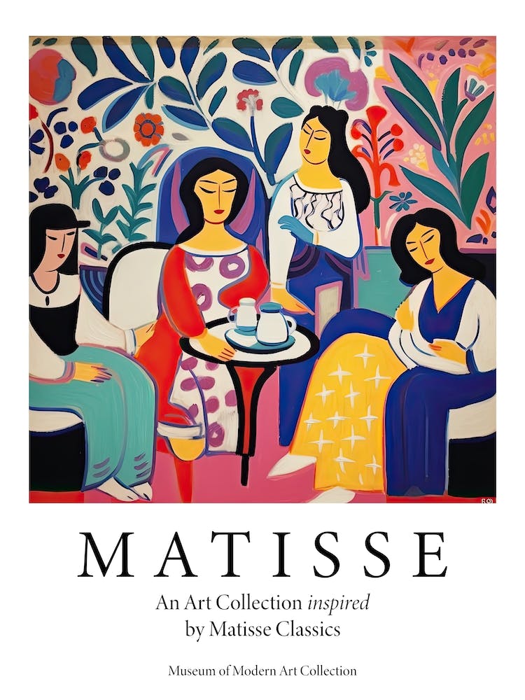 Tea Time, The Matisse Inspired Art Collection Poster