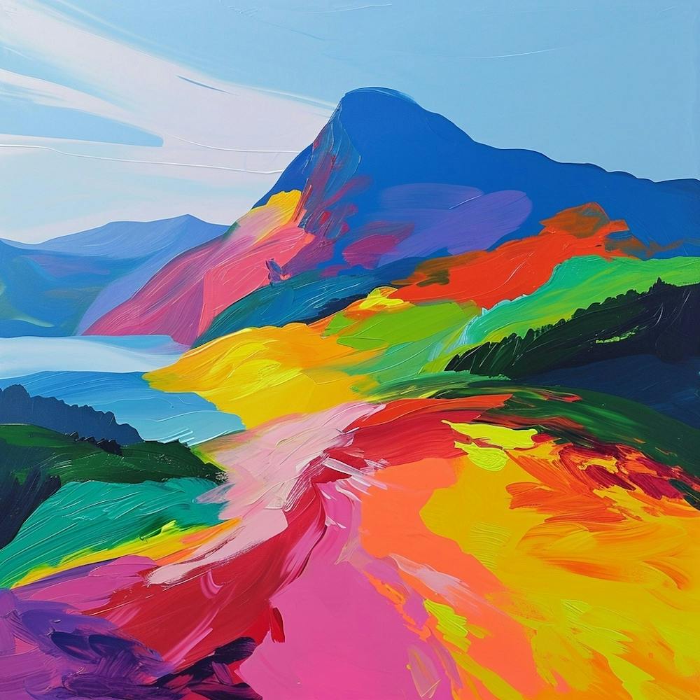 Colourful Abstract Pribaikalsky National Park Siberia 4