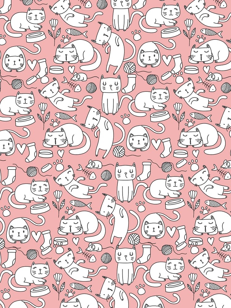 Cute Cats Fabric