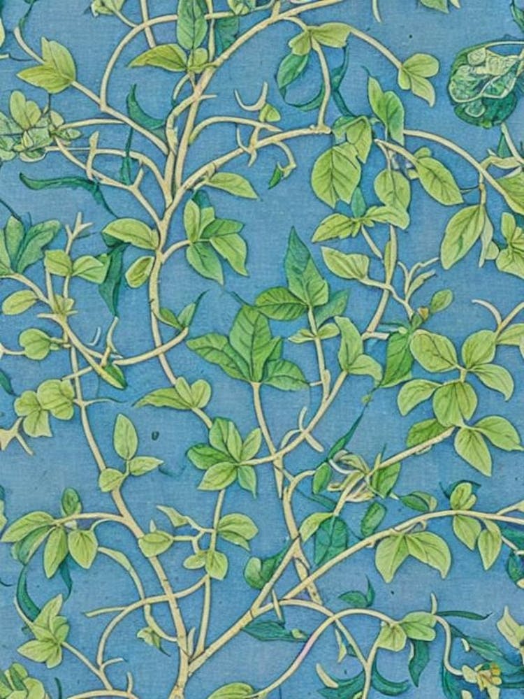 Lime Leaves Vintage Botanical Fruit