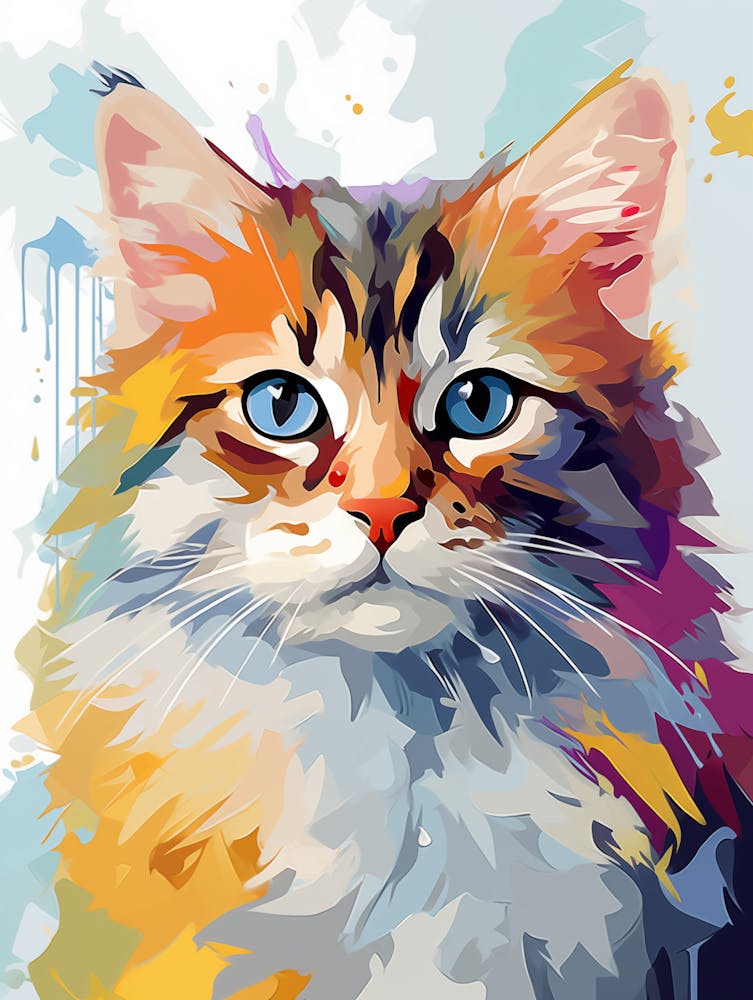 Cat With Blue Eyes