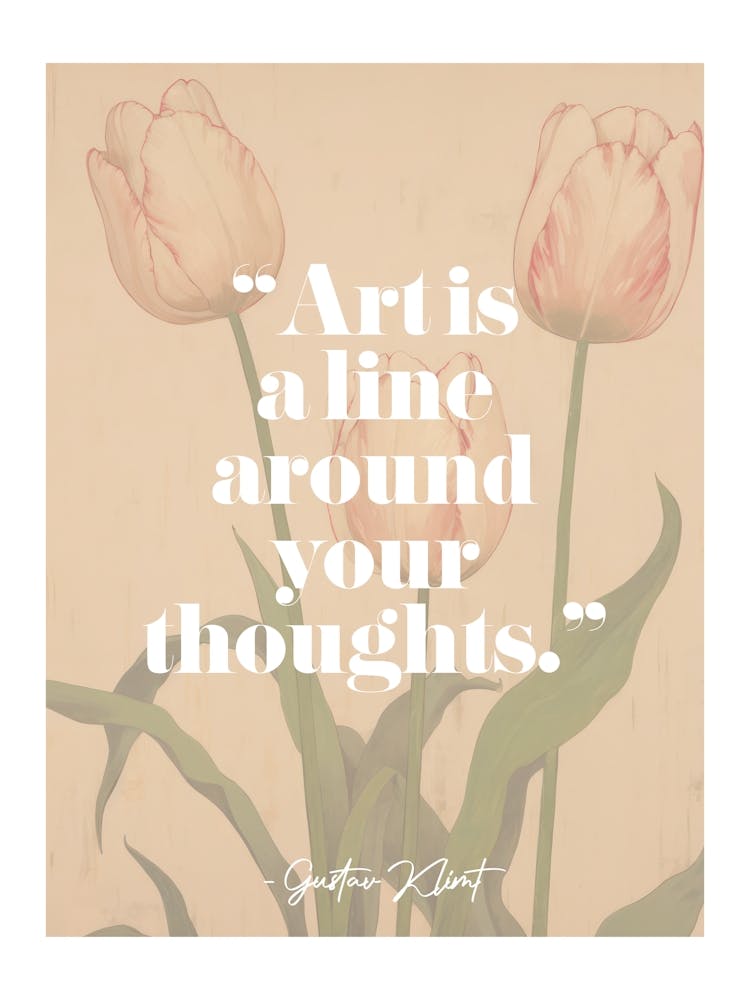 Art Quote By Gustav Klimt