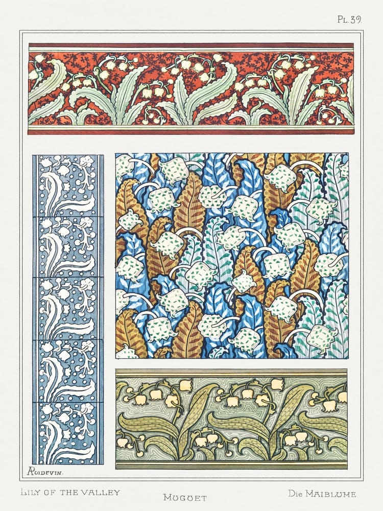 Lily Of The Valley From La Plante Et Ses Applications Ornamentales (1896), Maurice Pillard Verneuil