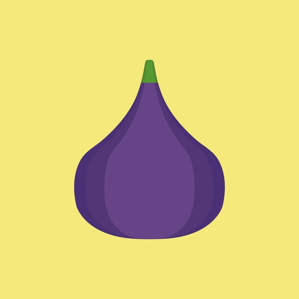 Fig Icon In Flat Design