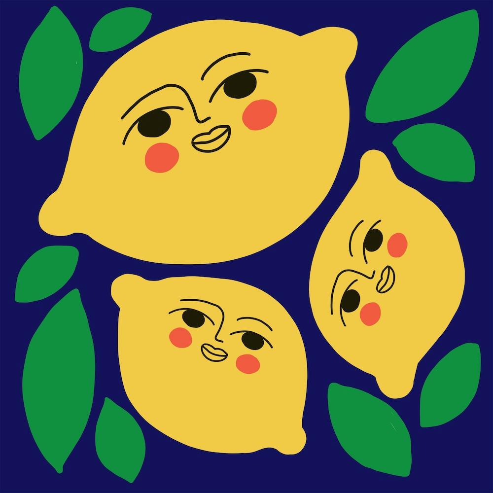 Happy Lemons Square