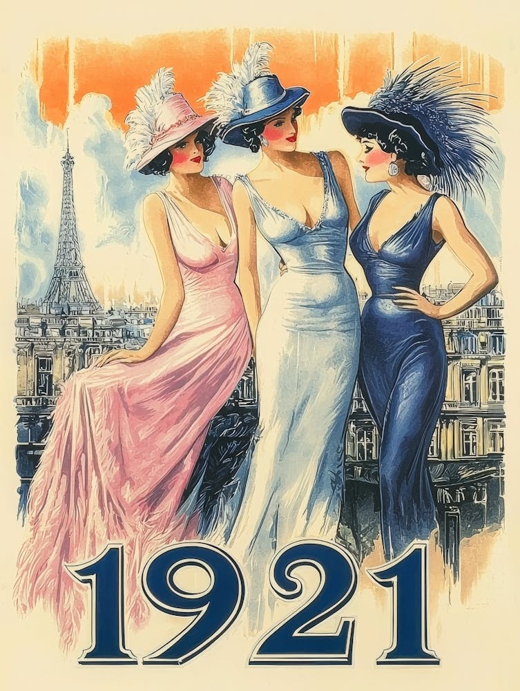 Aihrgdesign A Vintage Poster For A 1921 Parisian Fashion Show 3d14e067 D990 448e A881 C6e7e19da74b 3
