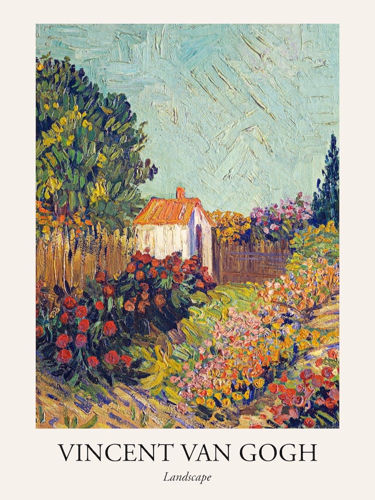 Landscape, Vincent Van Gogh Poster