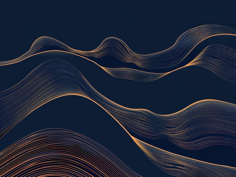 Motif de Vague Abstraite 10