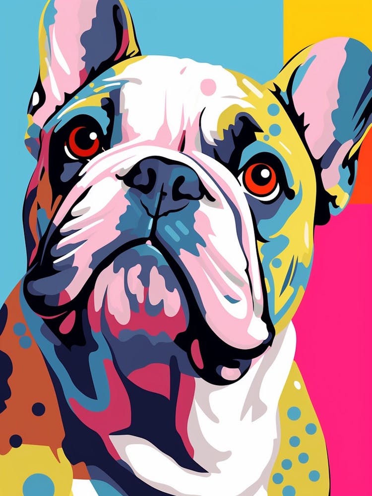 Pop Art French Bulldog