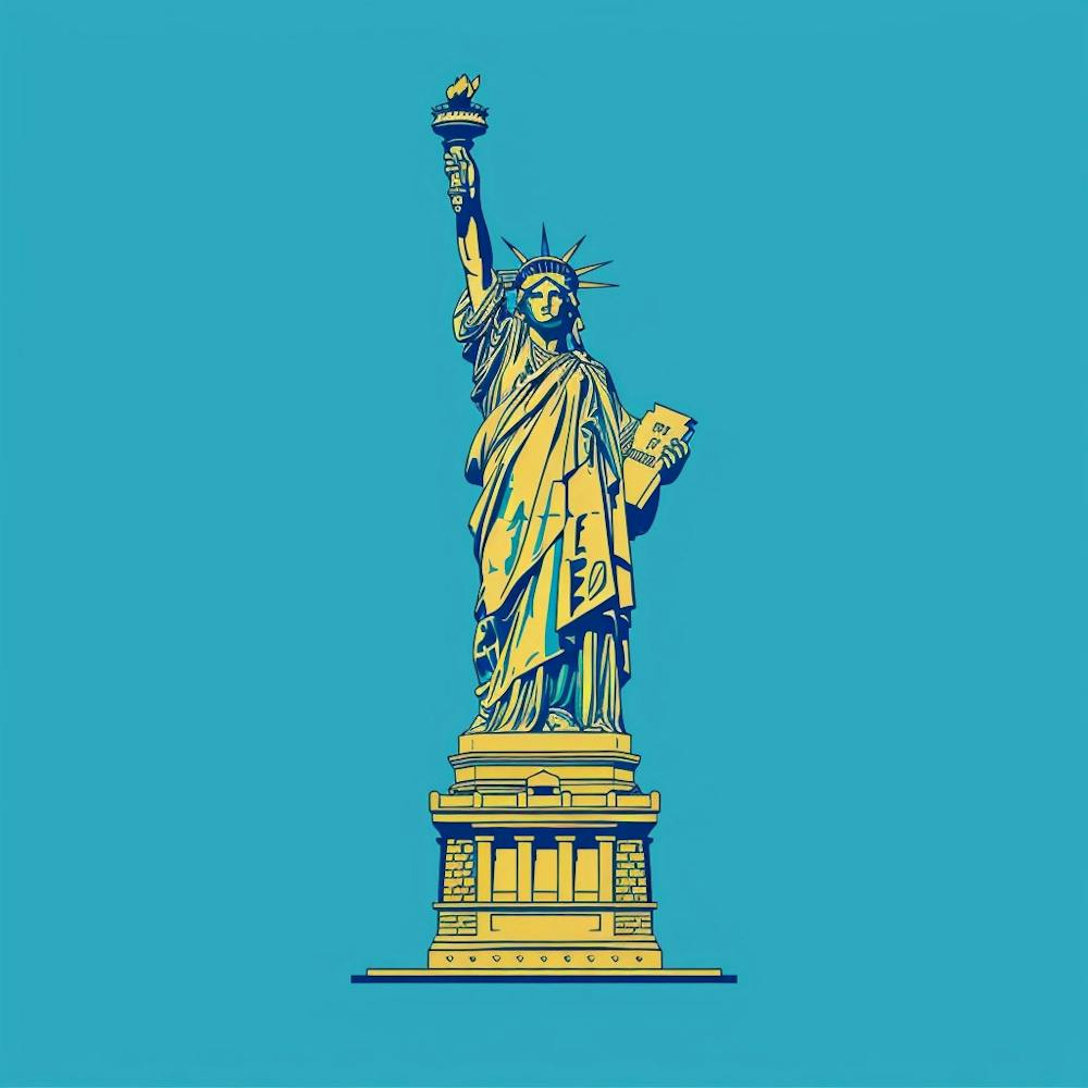 A Statue Of Liberty In New York Vector Design Il 1719923113 3