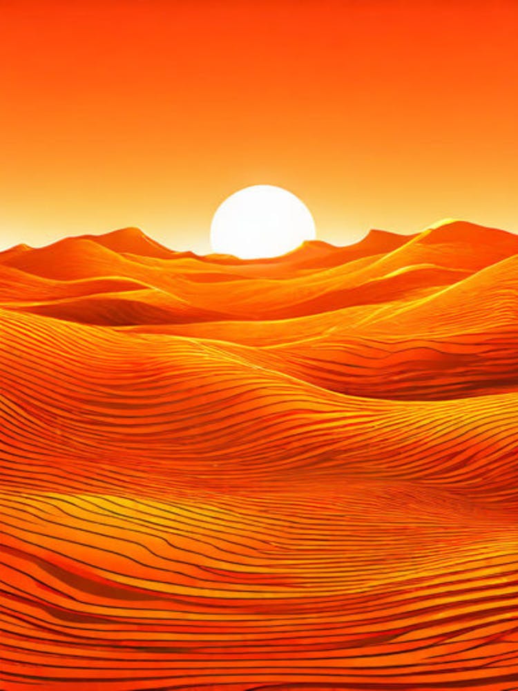Sunset In The Desert 8
