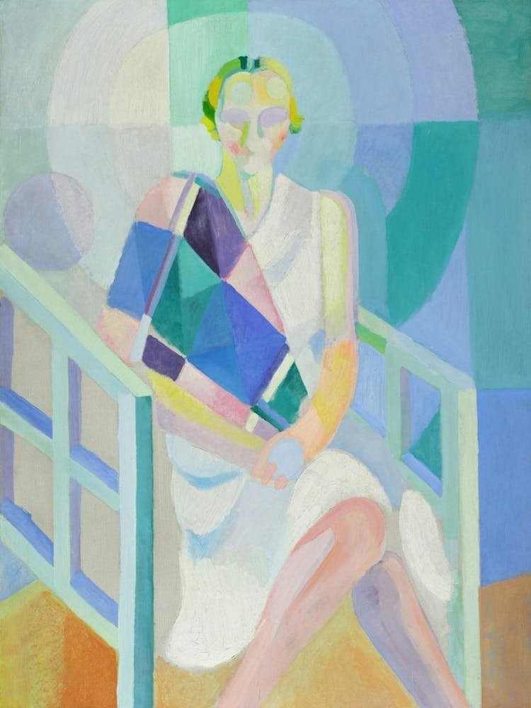 Portrait de Madame Heim by Robert Delaunay (1926-1927)