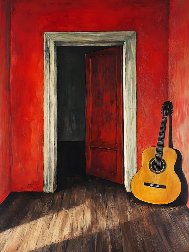 Guitar And Door