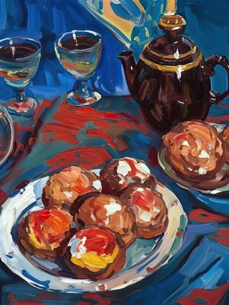 Profiterole Painting 1