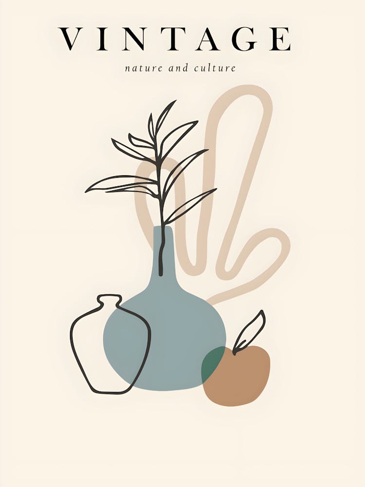 Vintage Natur und Blumen