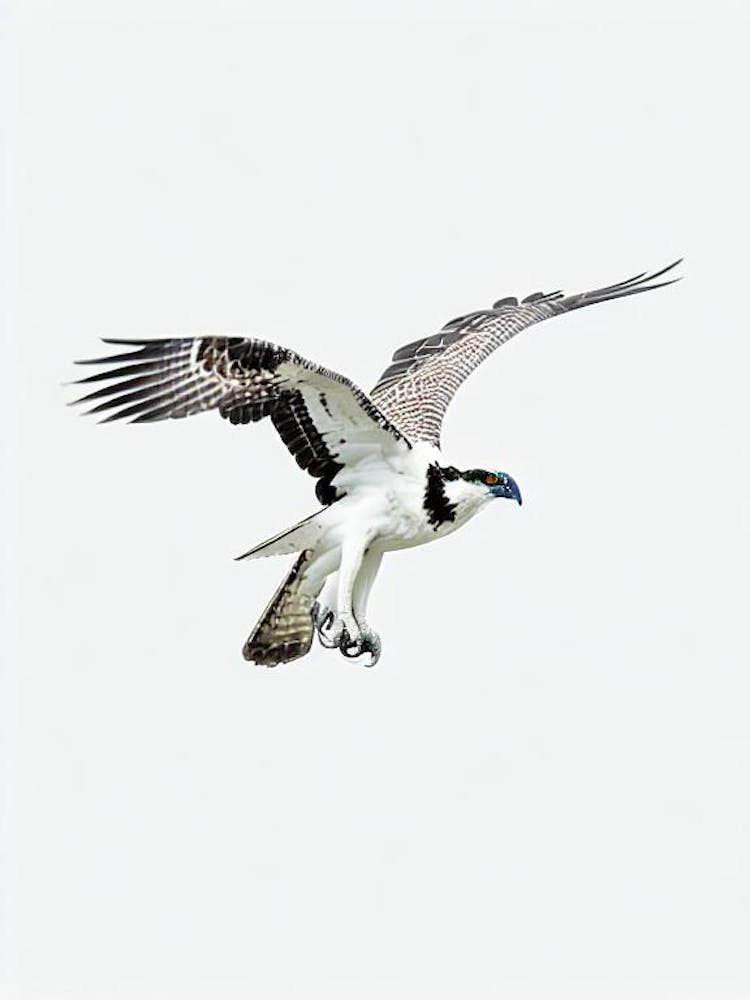 Osprey B&W Pencil Drawing 4 Bird