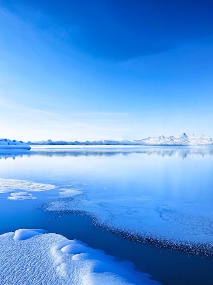 Frozen Lake Waterscape Photography 1