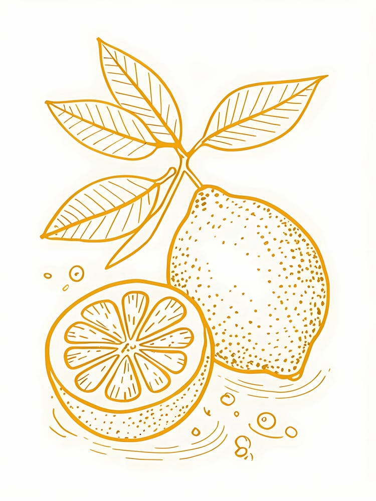 Lemons And Leaves 1
