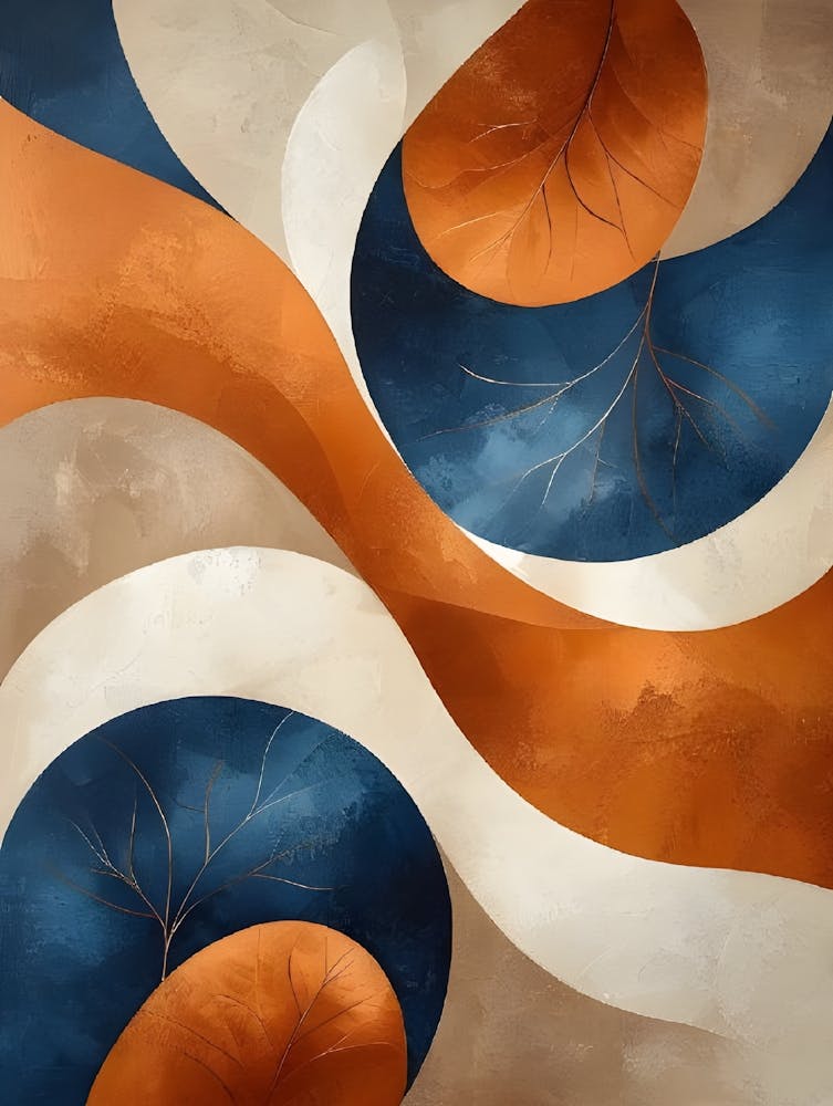 Abstract Swirls Canvas Print 1