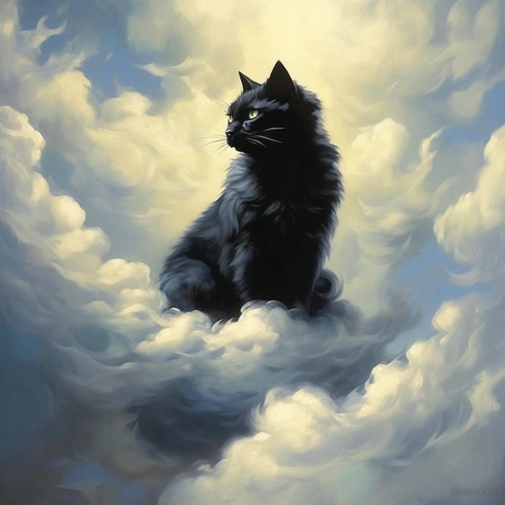Heavenly Black Cat 1