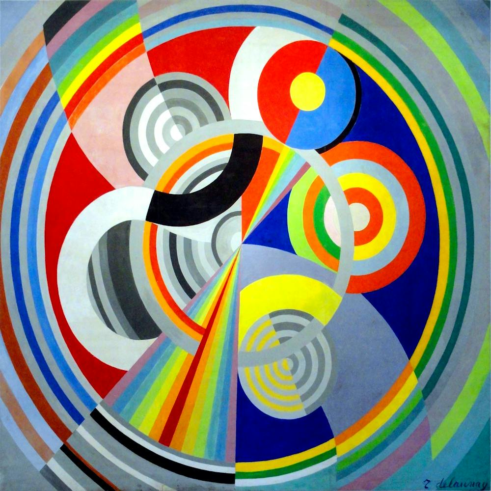 Robert Delaunay Decoration Fort The Salon Des Tuileries