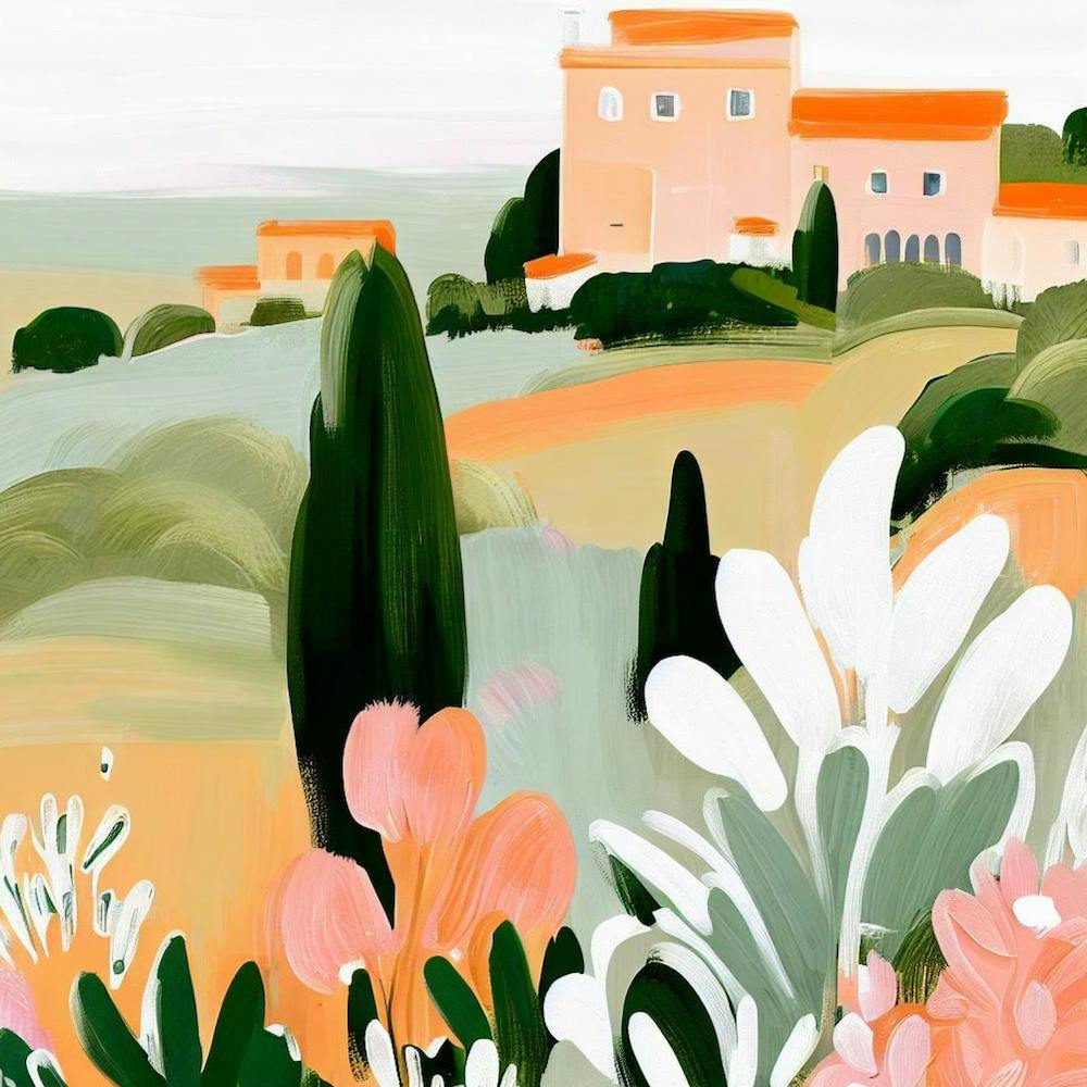 Summer on countryside
