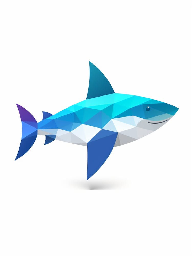 Minimalist Shark Shape 2