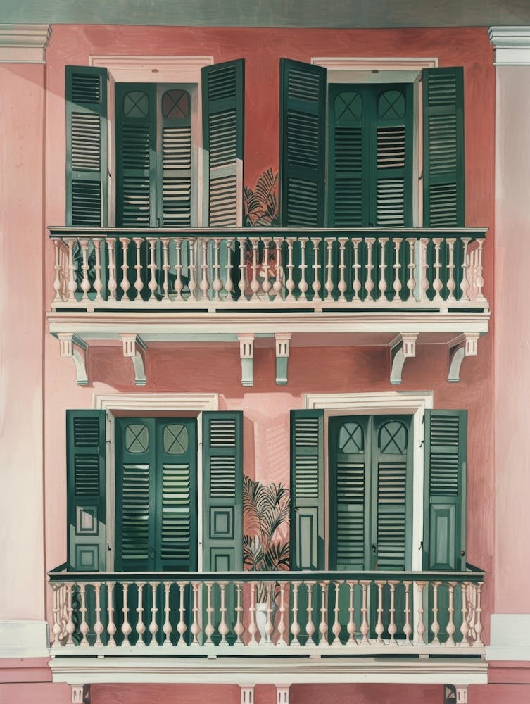 Balconies Of New Orleans