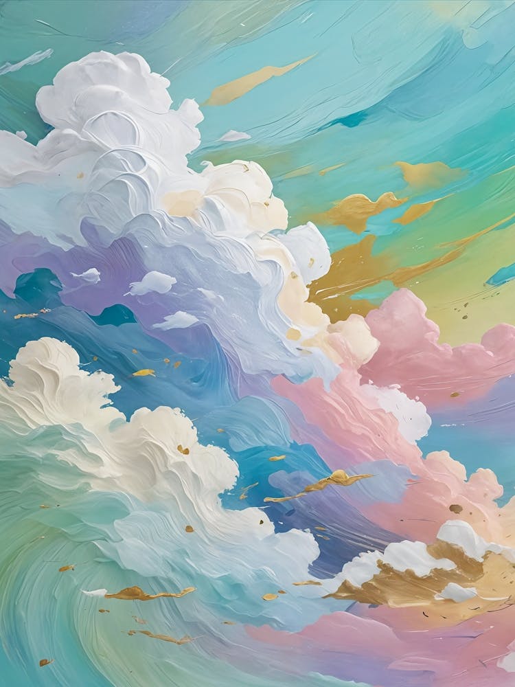 Rainbow Clouds In The Sky no1