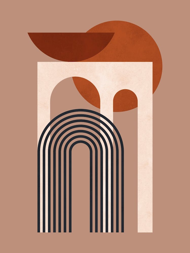 Architectural geometric shapes 9