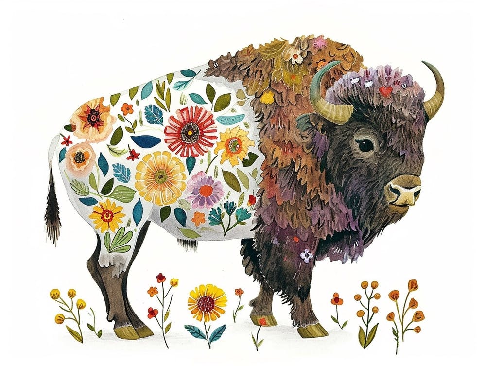 Little Floral Bison 1